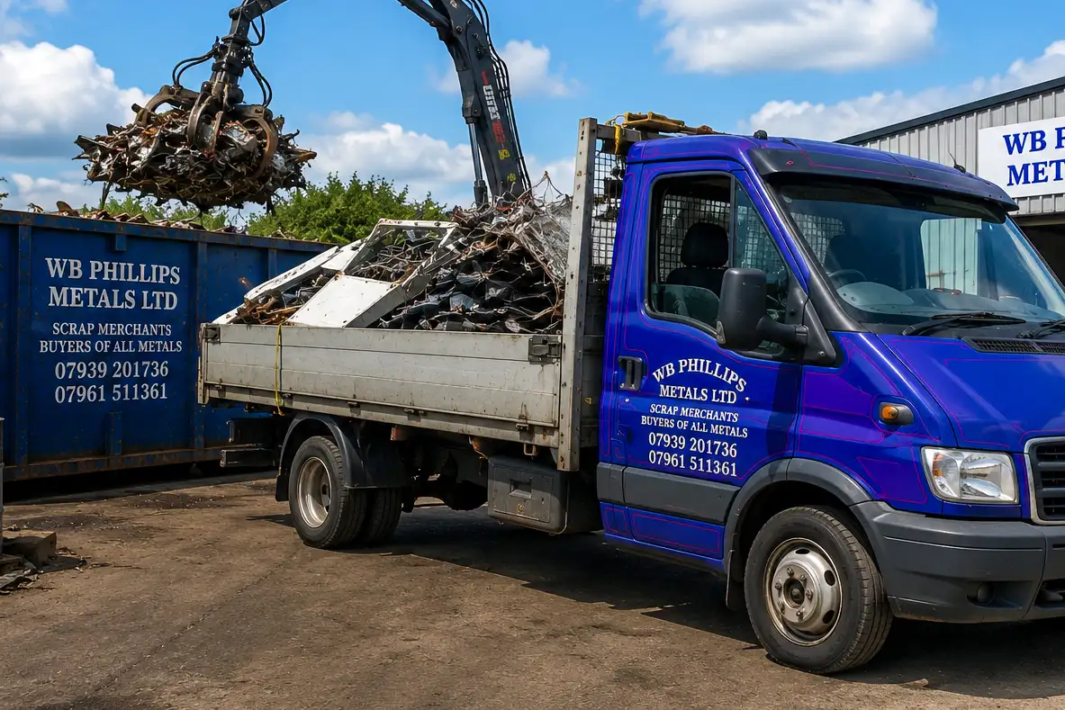 WB Phillips Metals scrap metal recycling and collection in Canterbury Kent