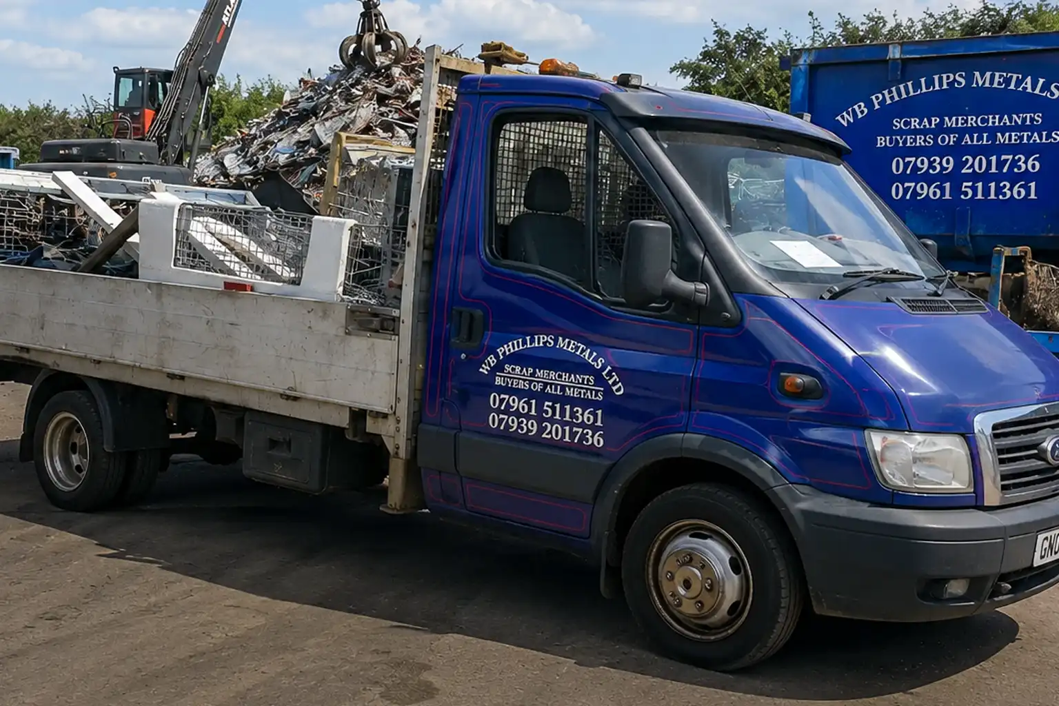WB Phillips Metals scrap metal recycling and collection in Maidstone Kent