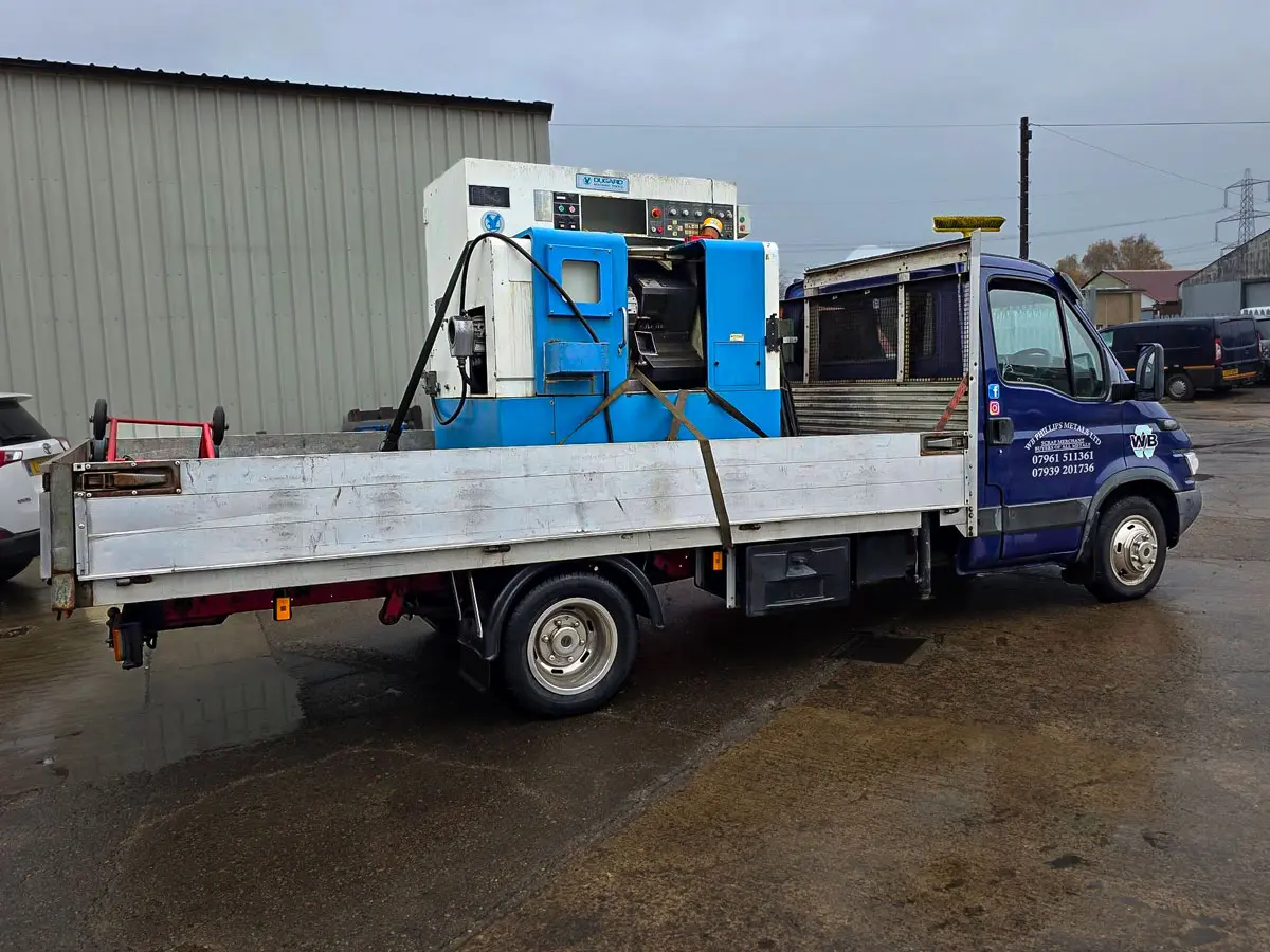 WB Phillips Metals commercial scrap collection vehicle serving Sittingbourne Kent