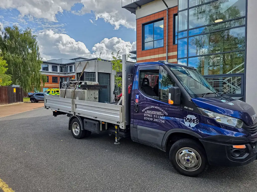 WB Phillips Metals scrap metal collection vehicle serving Strood Kent